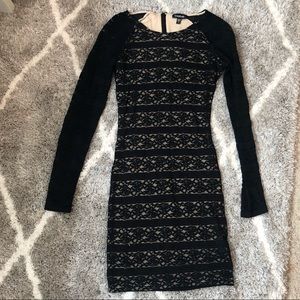Bebe lace mini dress